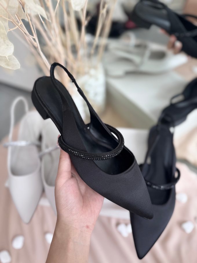 Giày slingback CNK bệt đính đá 70900487 - Hình ảnh 4