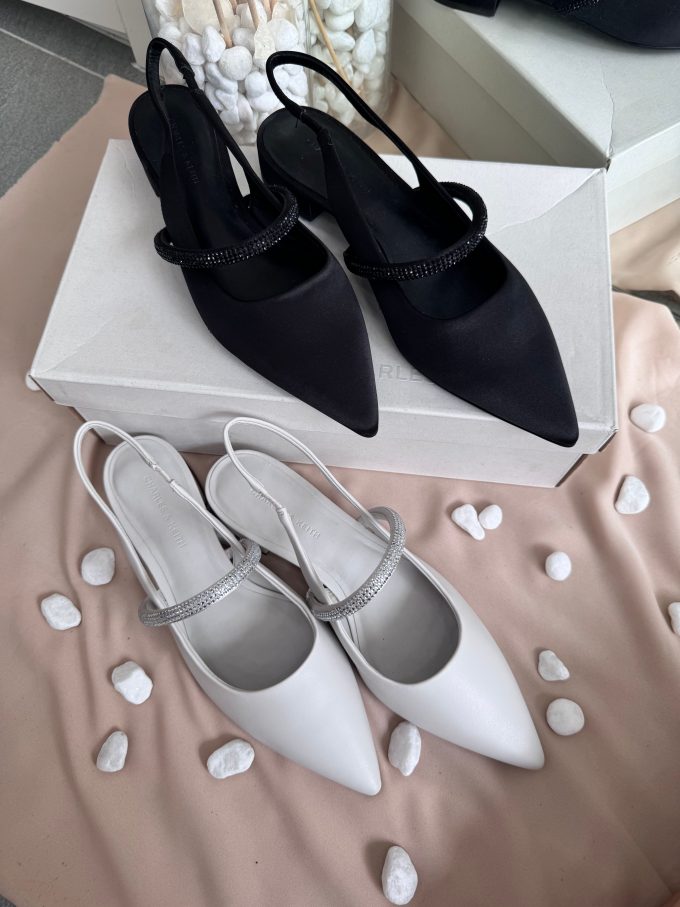 Giày slingback CNK bệt đính đá 70900487 - Hình ảnh 3