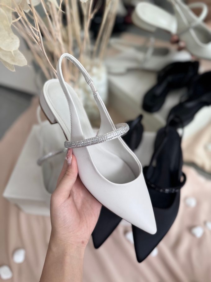 Giày slingback CNK bệt đính đá 70900487 - Hình ảnh 5