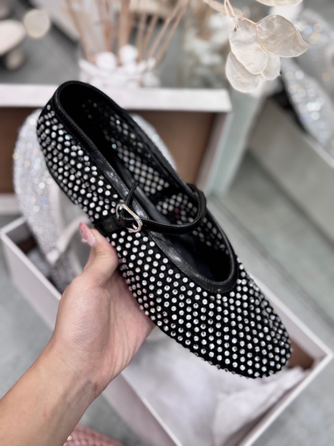 Giày búp bê CNK lưới đính đá 70360158 - Hình ảnh 6